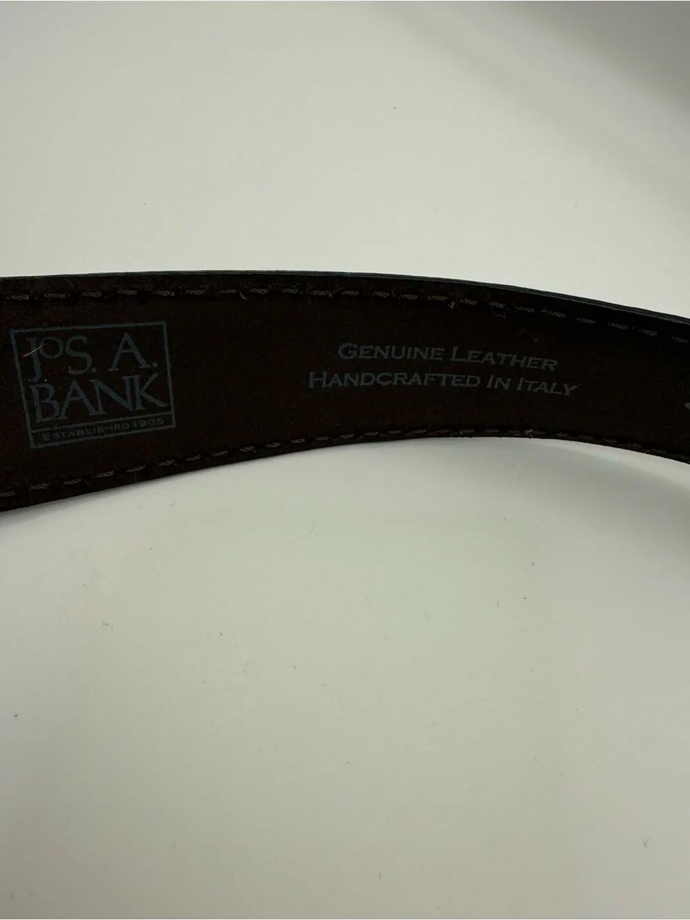 Jos. A. Bank Brown Leather Belt Men’s Size 38 Italian Leather Dress Casual 1.25”